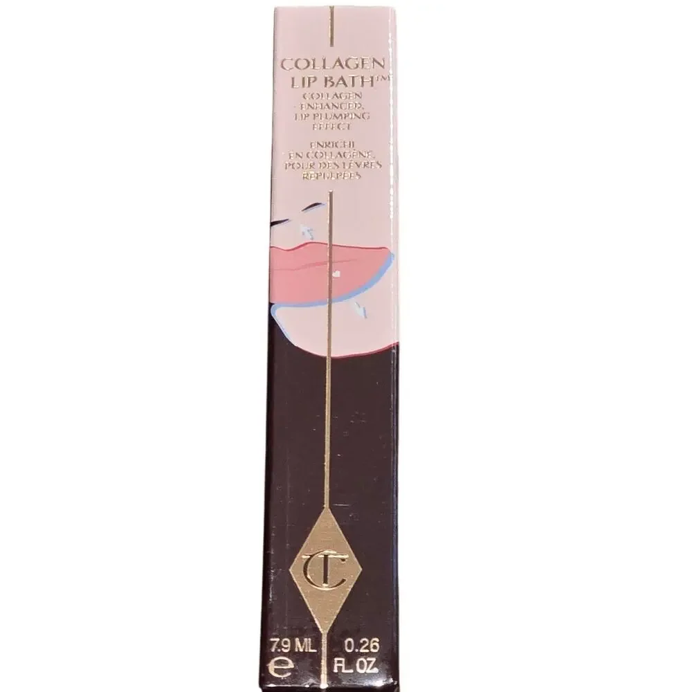 Charlotte Tilbury Collagen Lip Bath in Refresh Rose New in Box Sealed